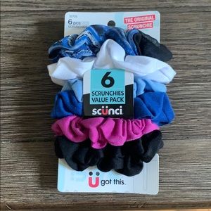 6 pack of scrunchies